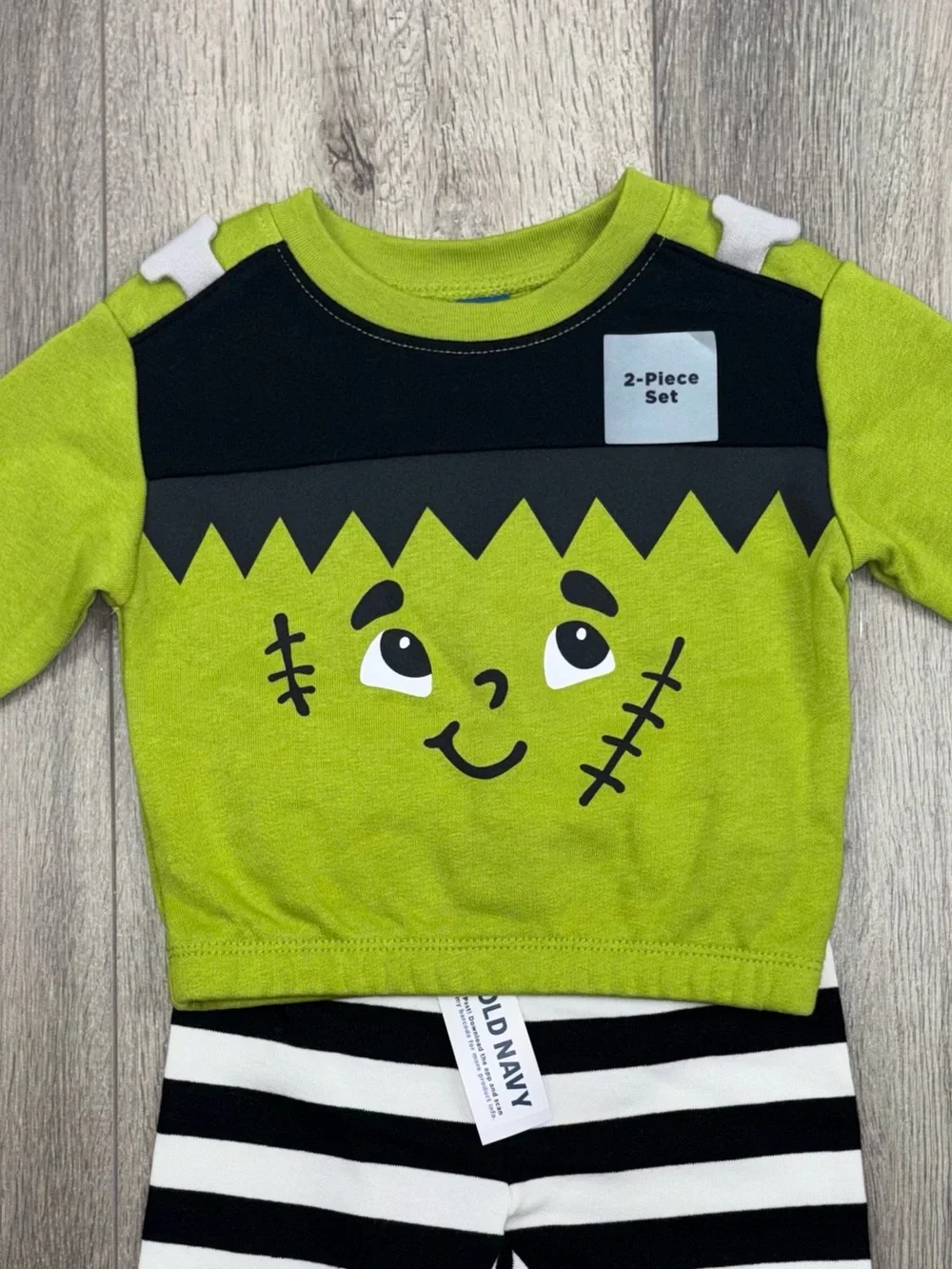 Old Navy Halloween Frankenstein Outfit 3-6 Months